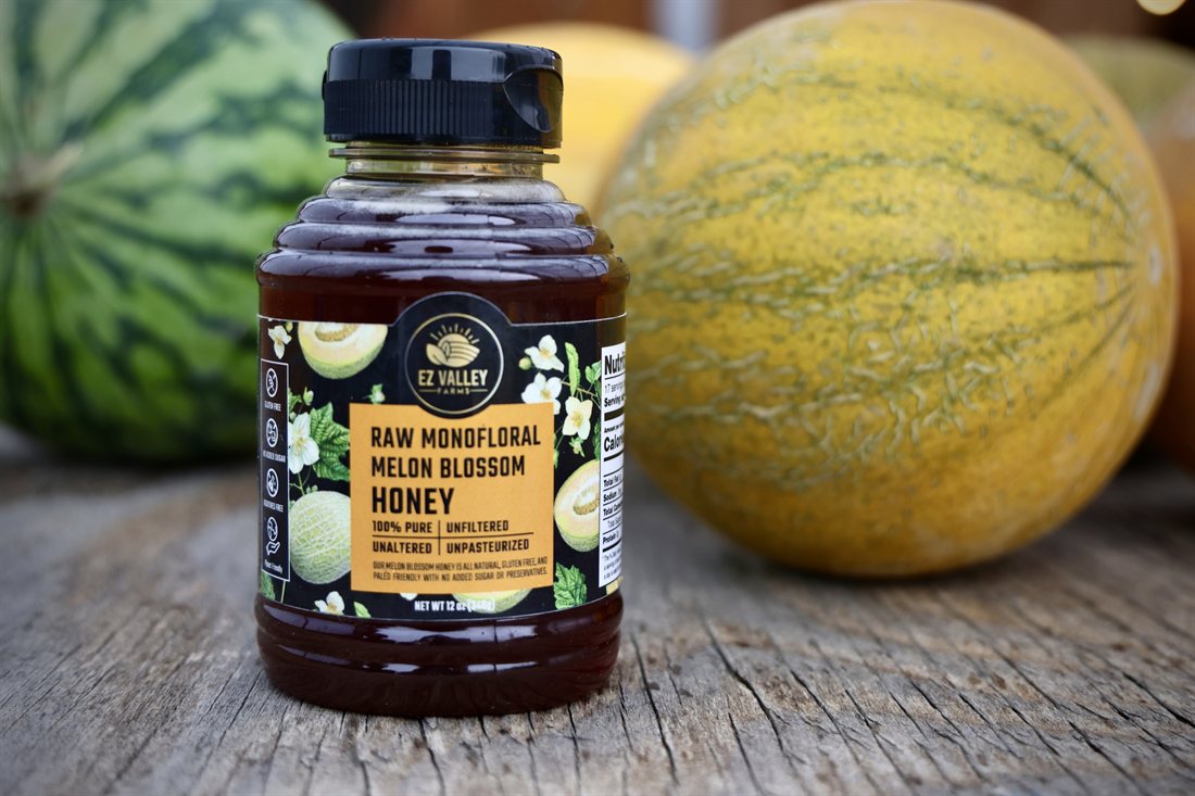 Raw Melon Blossom Honey — 12 oz jar